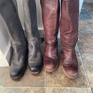 2 pair of Frye boots size 9